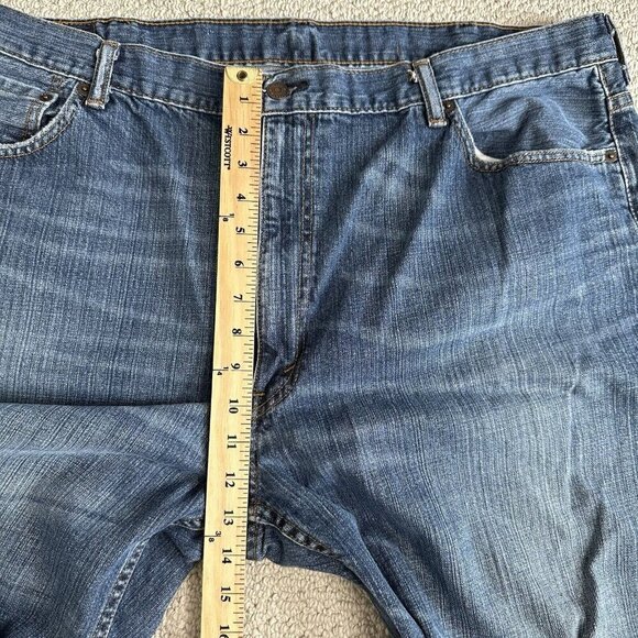 Levis 550 Jeans Size 44x30 Blue Denim Relaxed Fit Cotton Straight Baggy - Picture 6 of 12